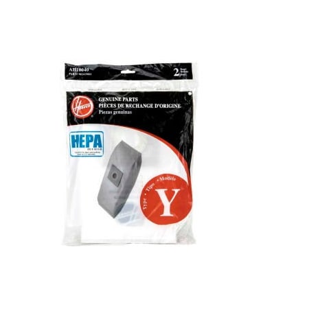 Hoover Disposable Vacuum Bag, Type Y, 12 PK AH-10040